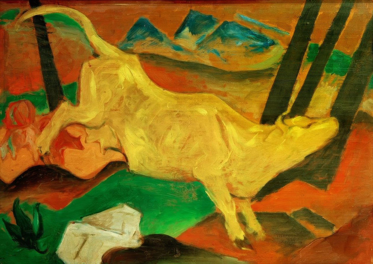 Den gula kon av Franz Marc