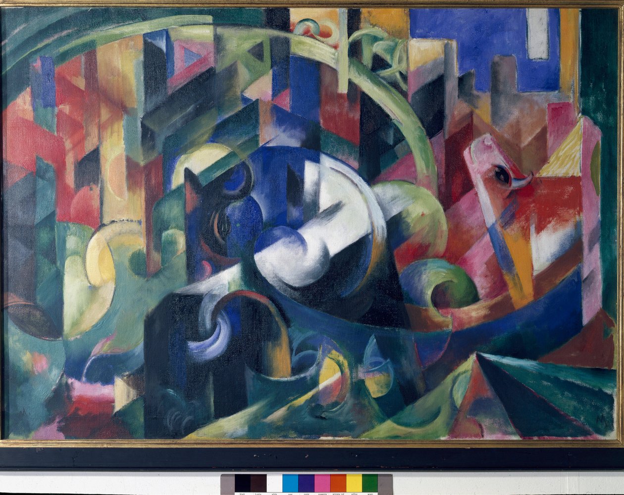 Måla med oxar av Franz Marc