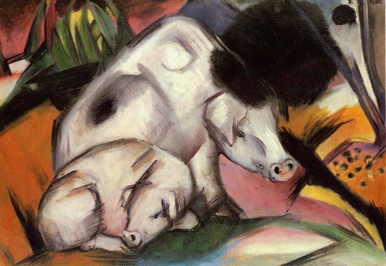 Grisar av Franz Marc
