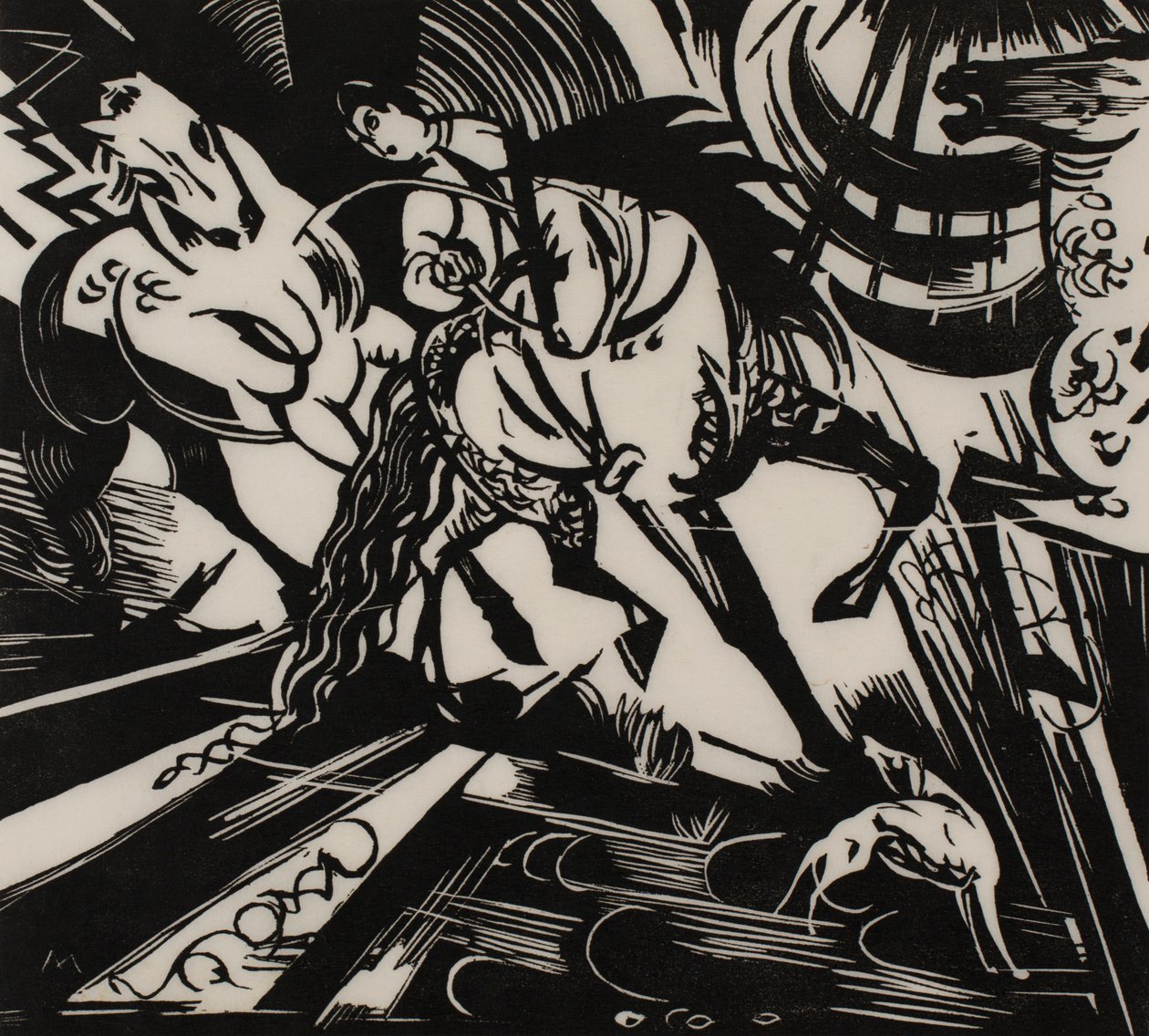 Ridskola av Franz Marc