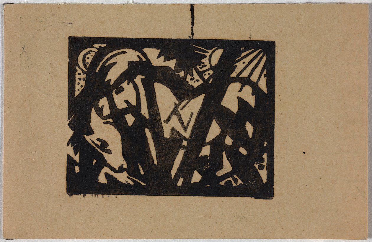 Vild häst av Franz Marc