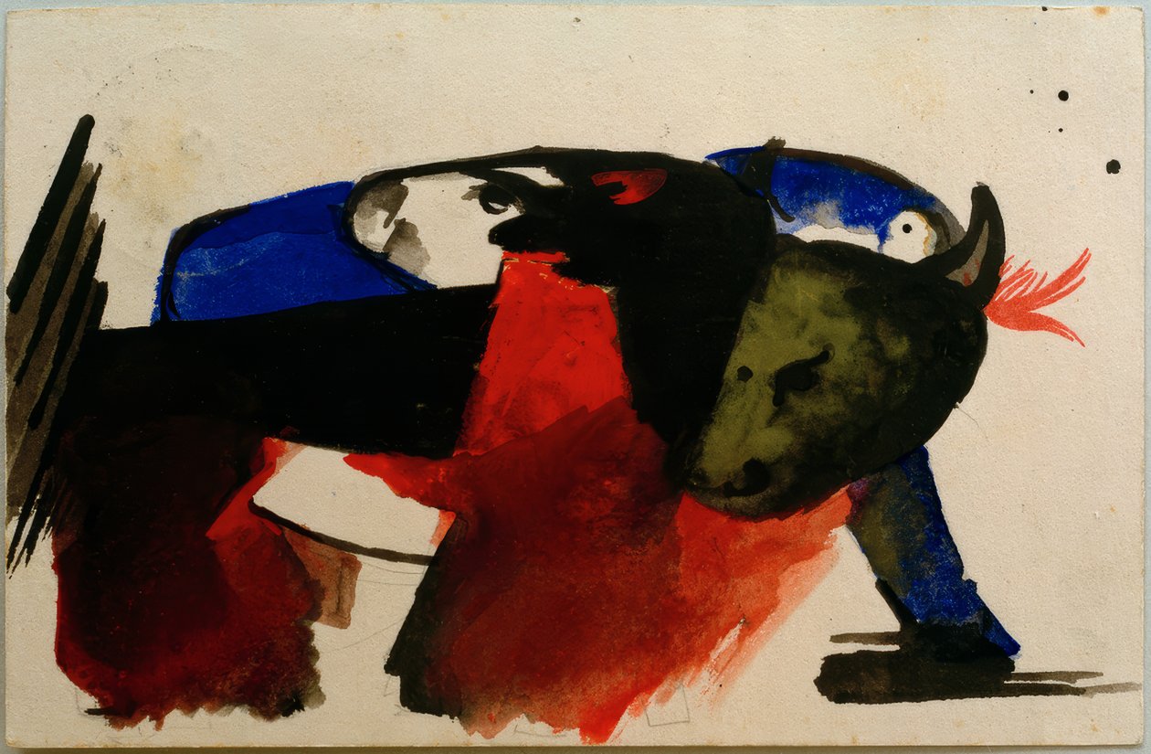 Två djur av Franz Marc