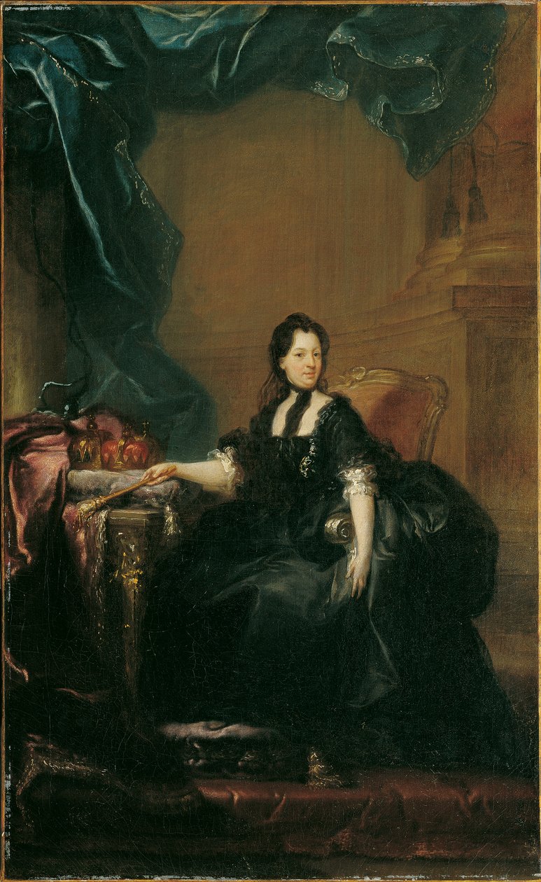 Kejsarinnan Maria Theresa i änkekläder av Franz Messmer