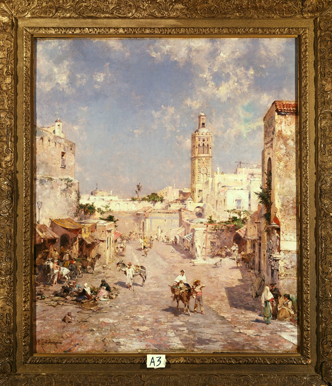 Figurer i en morisk stad av Franz Richard Unterberger