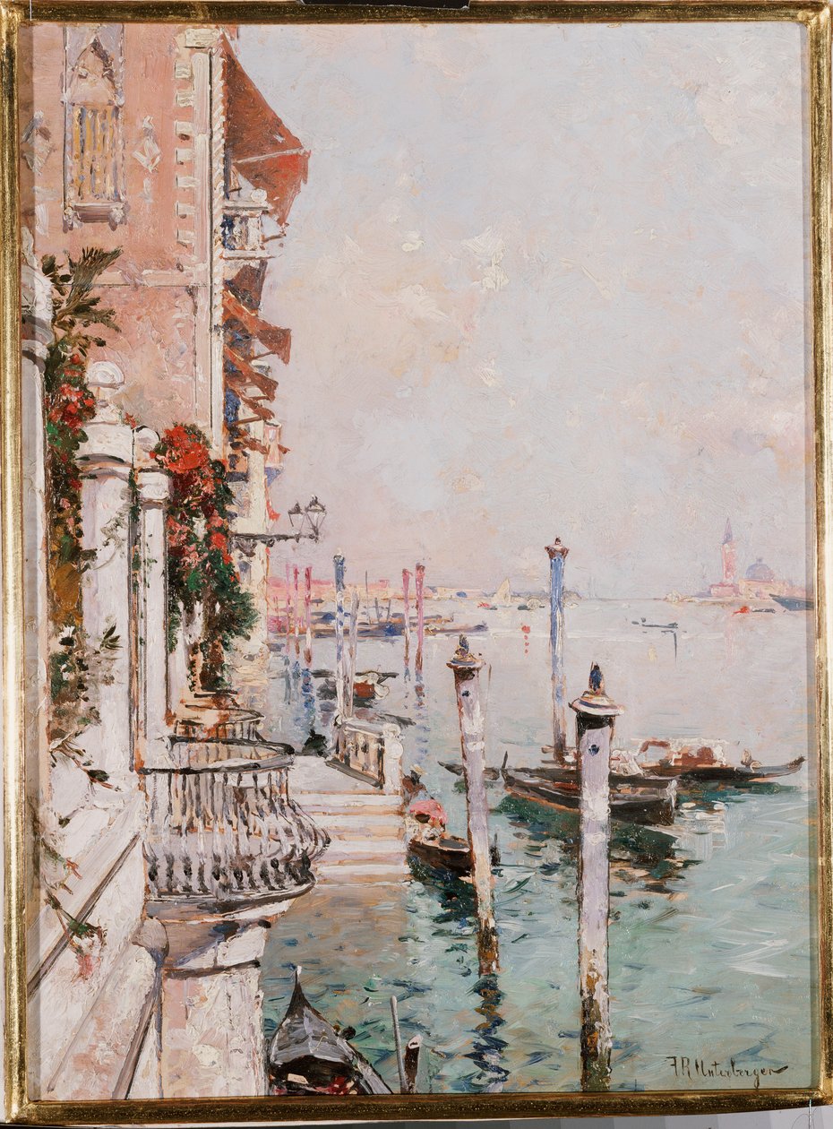 Canal Grande, Venedig av Franz Richard Unterberger