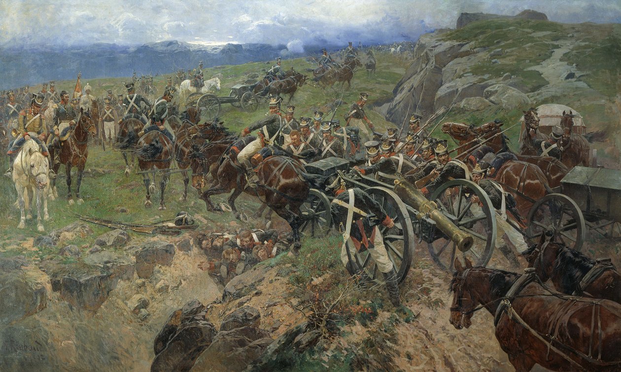 Den levande bron, 1892 av Franz Roubaud
