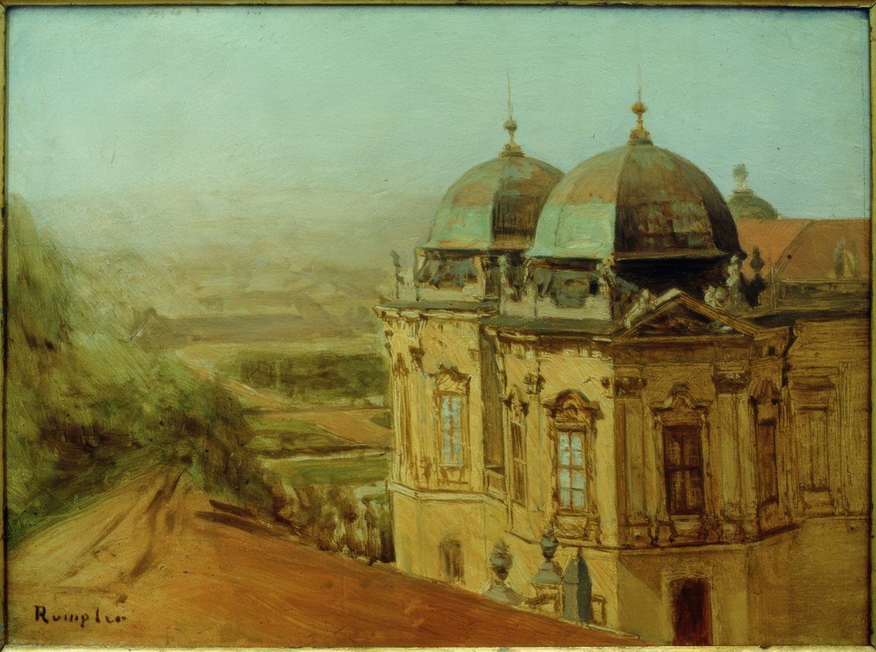 Övre Belvedere i Wien av Franz Rumpler