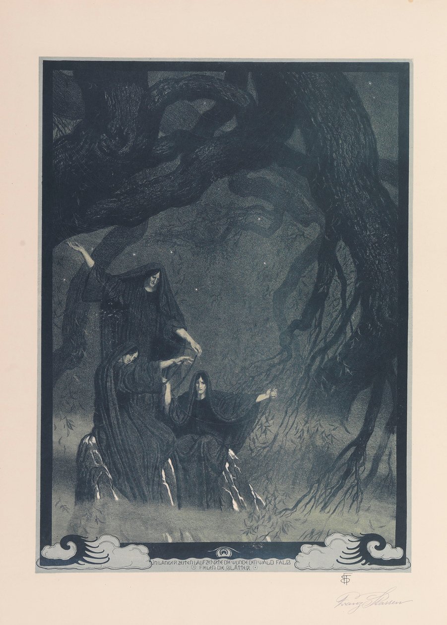 Nibelungens ring, 1914. av Franz Stassen
