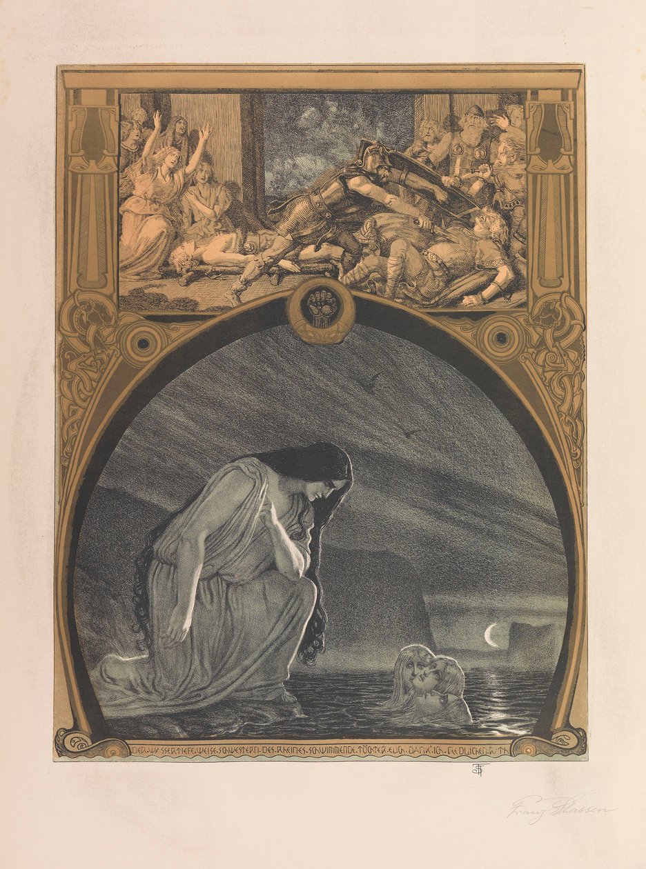 Nibelungens ring, 1914. av Franz Stassen