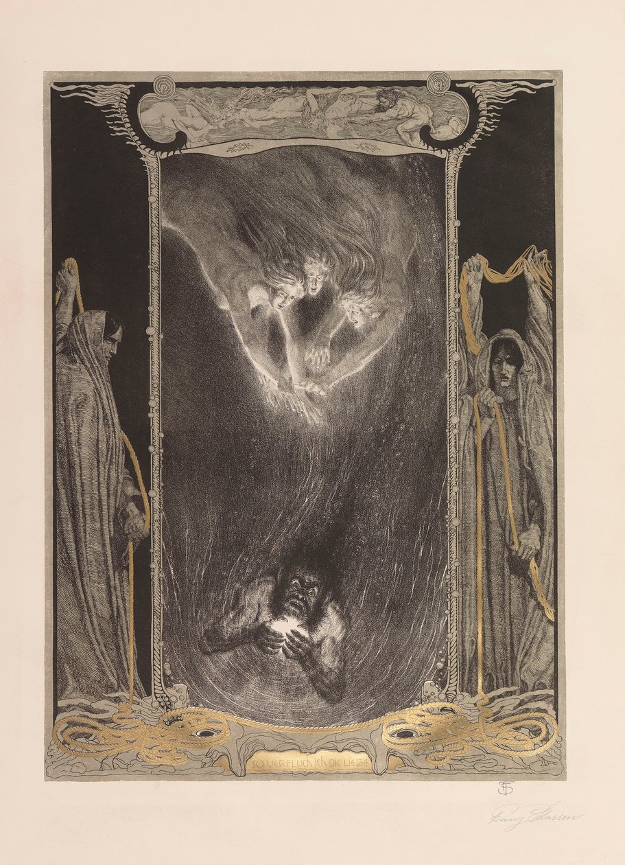 Nibelungens ring, 1914. av Franz Stassen