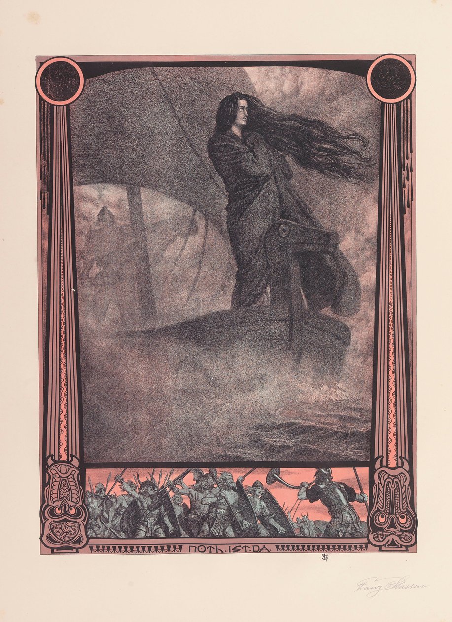 Nibelungens ring, 1914. av Franz Stassen