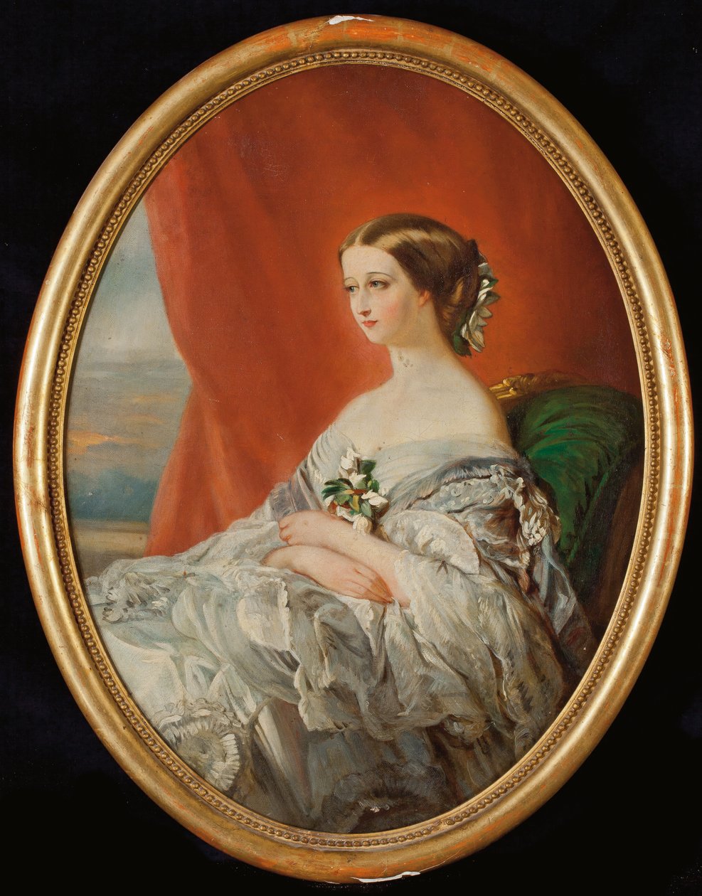 Porträtt av kejsarinnan Eugénie av Franz Xaver Winterhalter