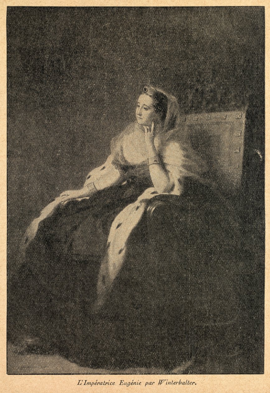 Porträtt av kejsarinnan Eugénie av Franz Xaver Winterhalter