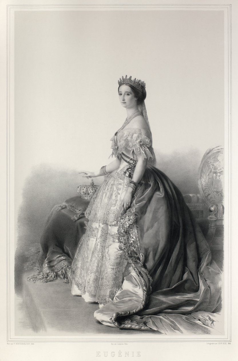 Porträtt av kejsarinnan Eugénie av Franz Xaver Winterhalter