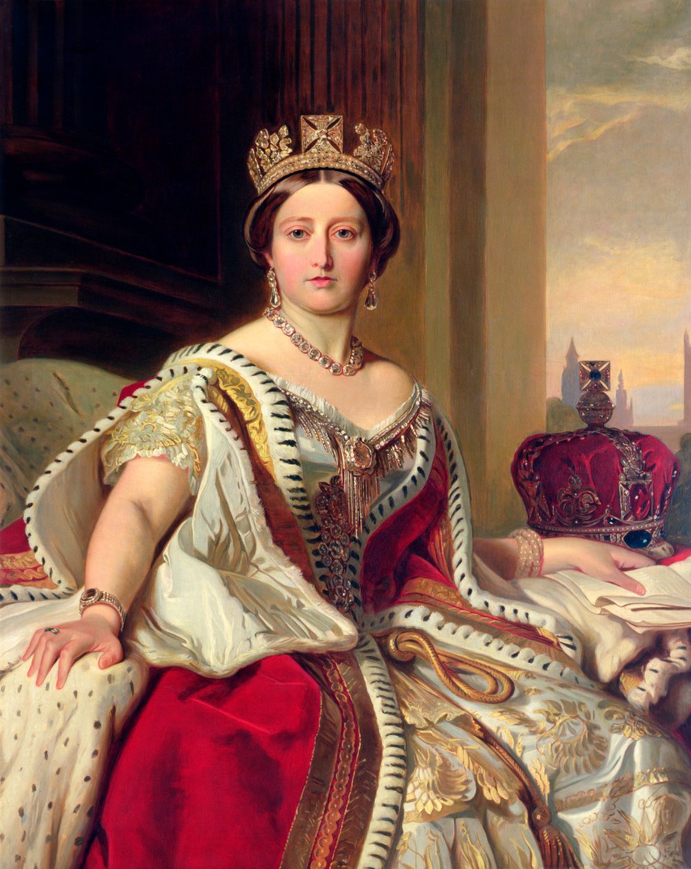 Drottning Victoria, 1859 av Franz Xaver Winterhalter