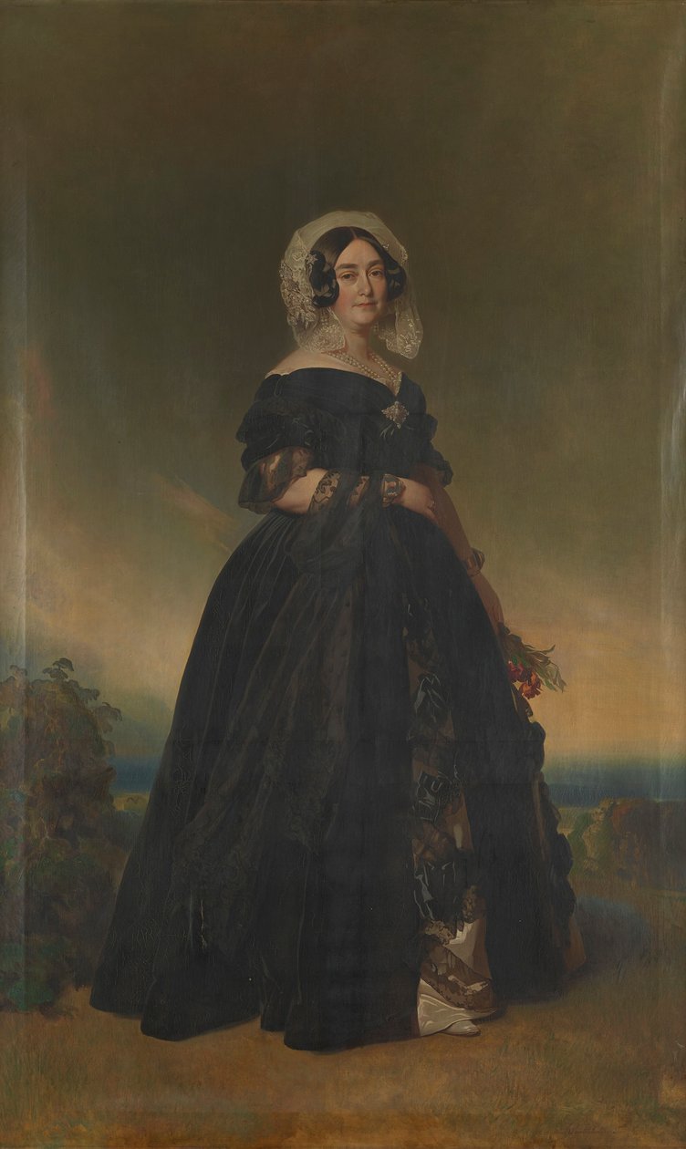 Victoria, hertiginna av Kent (1786-1861) av Franz Xaver Winterhalter