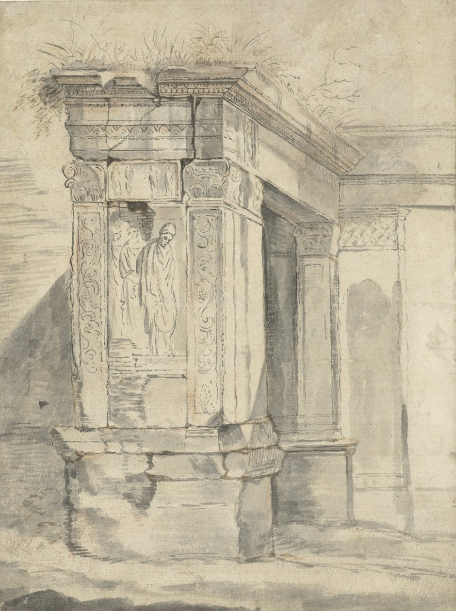 romersk ruin av Franz de Paula Ferg