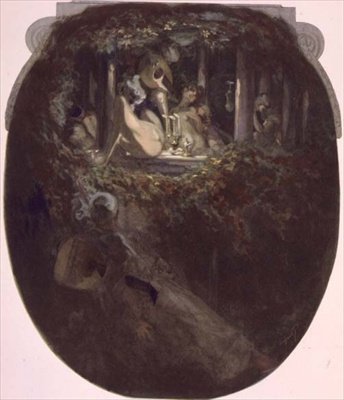 Serenaden av Franz von Bayros (1866 1924)