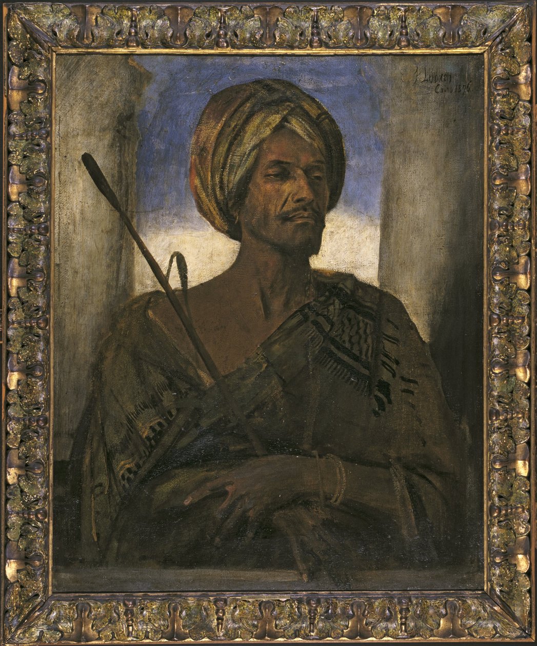 Porträtt av en arab av Franz von Lenbach