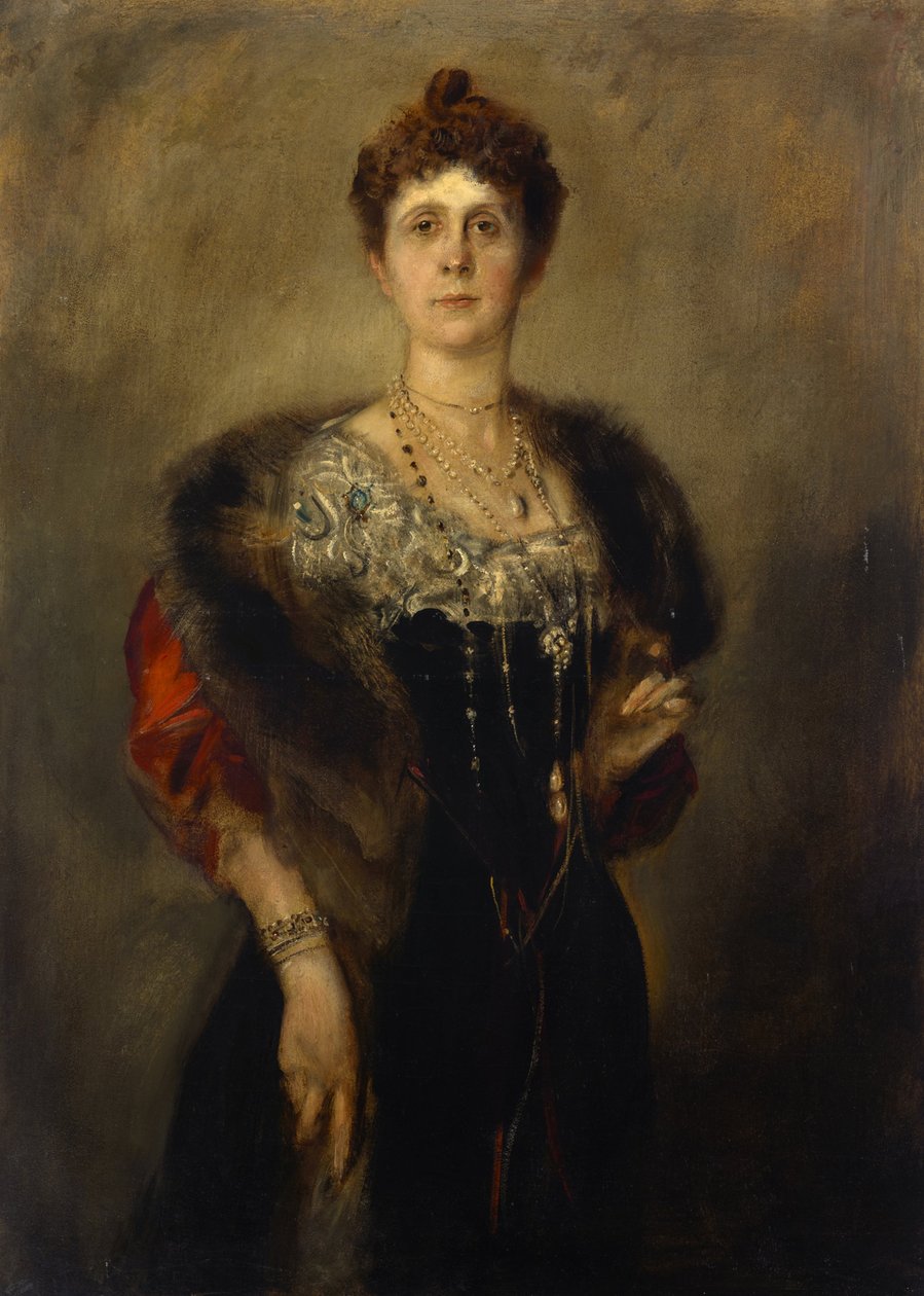 Emma Mumm (av Schwarzenstein) av Franz von Lenbach