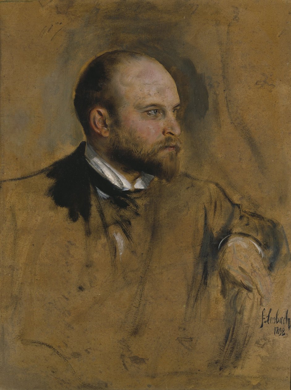 Josef Hösl av Franz von Lenbach