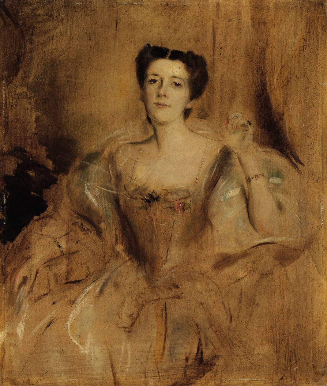 Mary Lady Curzon från Kedleston av Franz von Lenbach