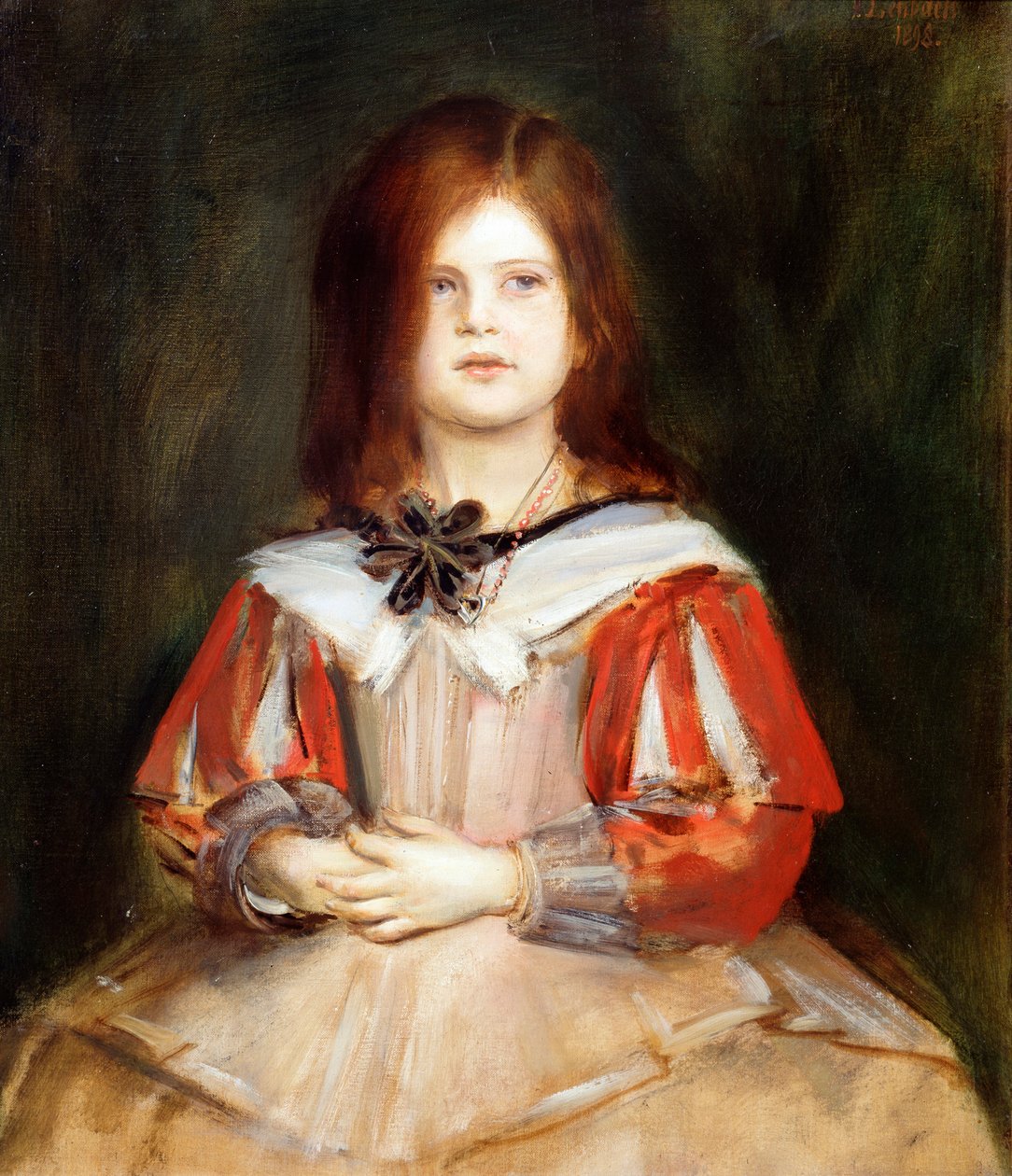 Porträtt av Gabriella Lenbach, 1898 av Franz von Lenbach