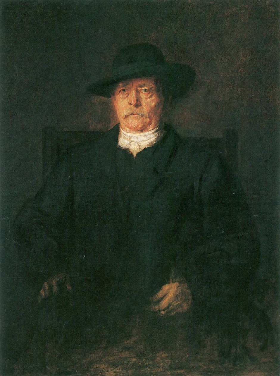 Porträtt av Otto von Bismarck av Franz von Lenbach