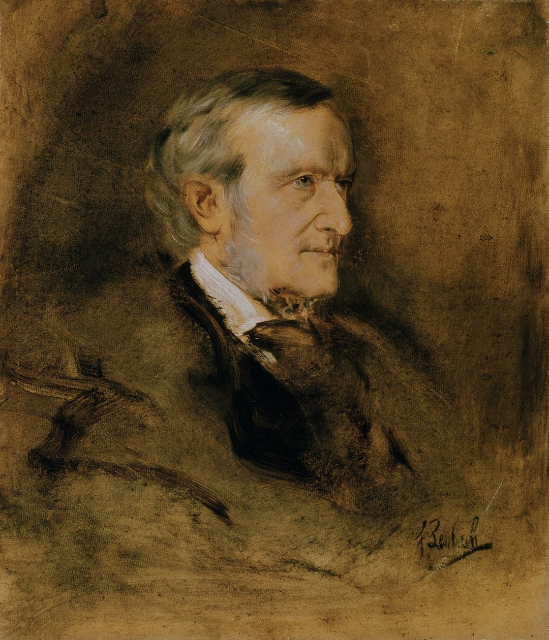 Richard Wagner av Franz von Lenbach