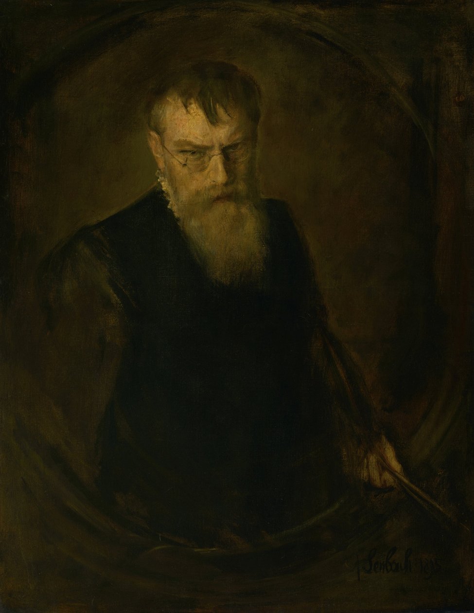 självporträtt av Franz von Lenbach