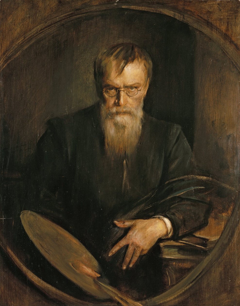 självporträtt av Franz von Lenbach