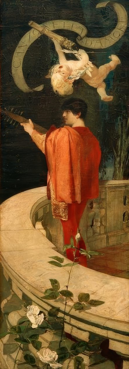 Kärlekssång av Franz von Stuck