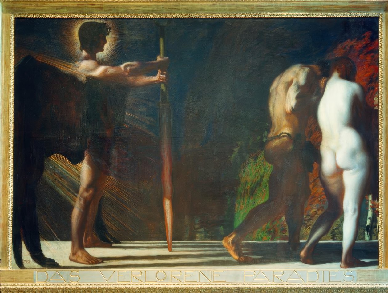 Förlorade paradiset av Franz von Stuck