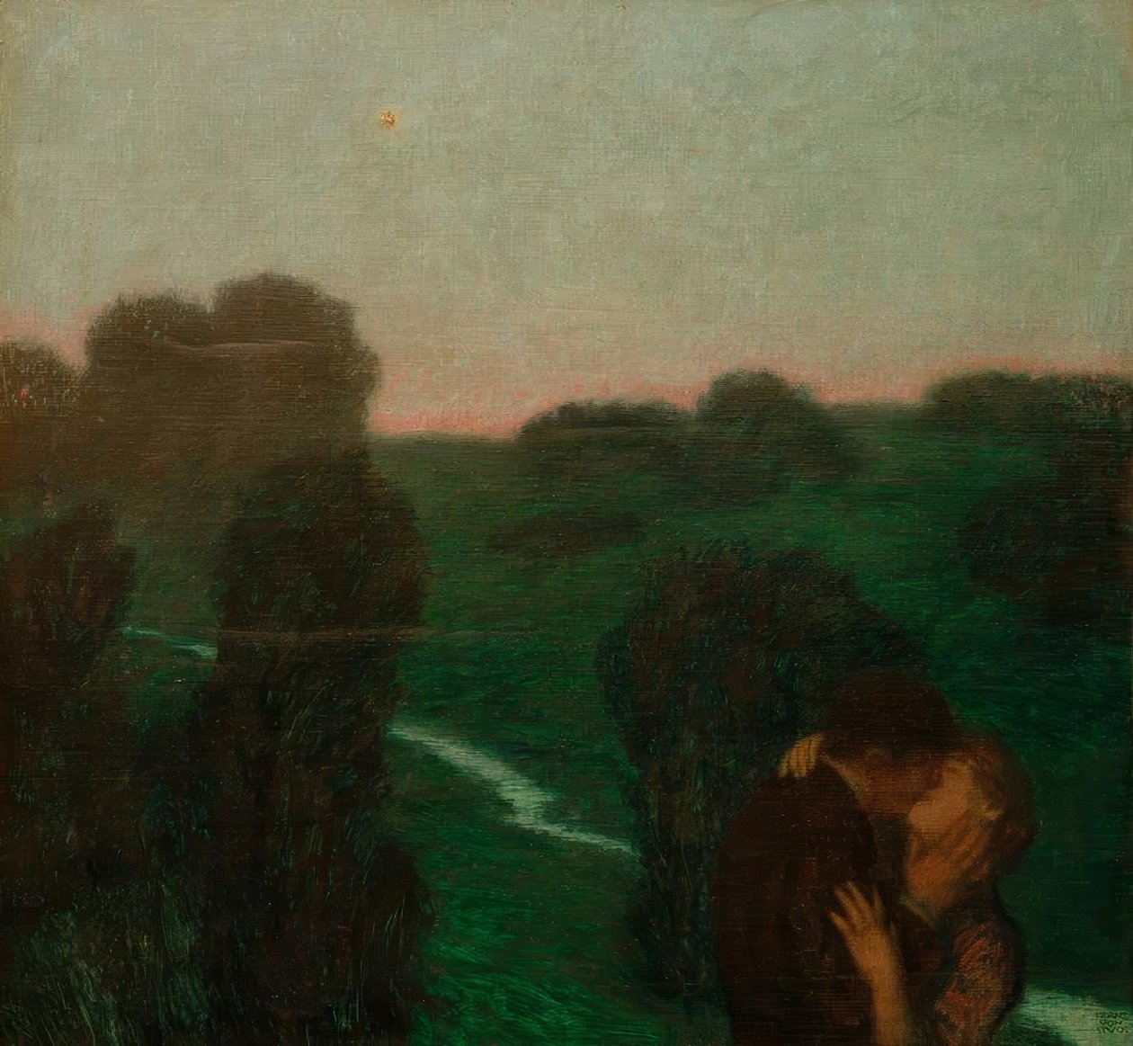 Aftonstjärnan av Franz von Stuck