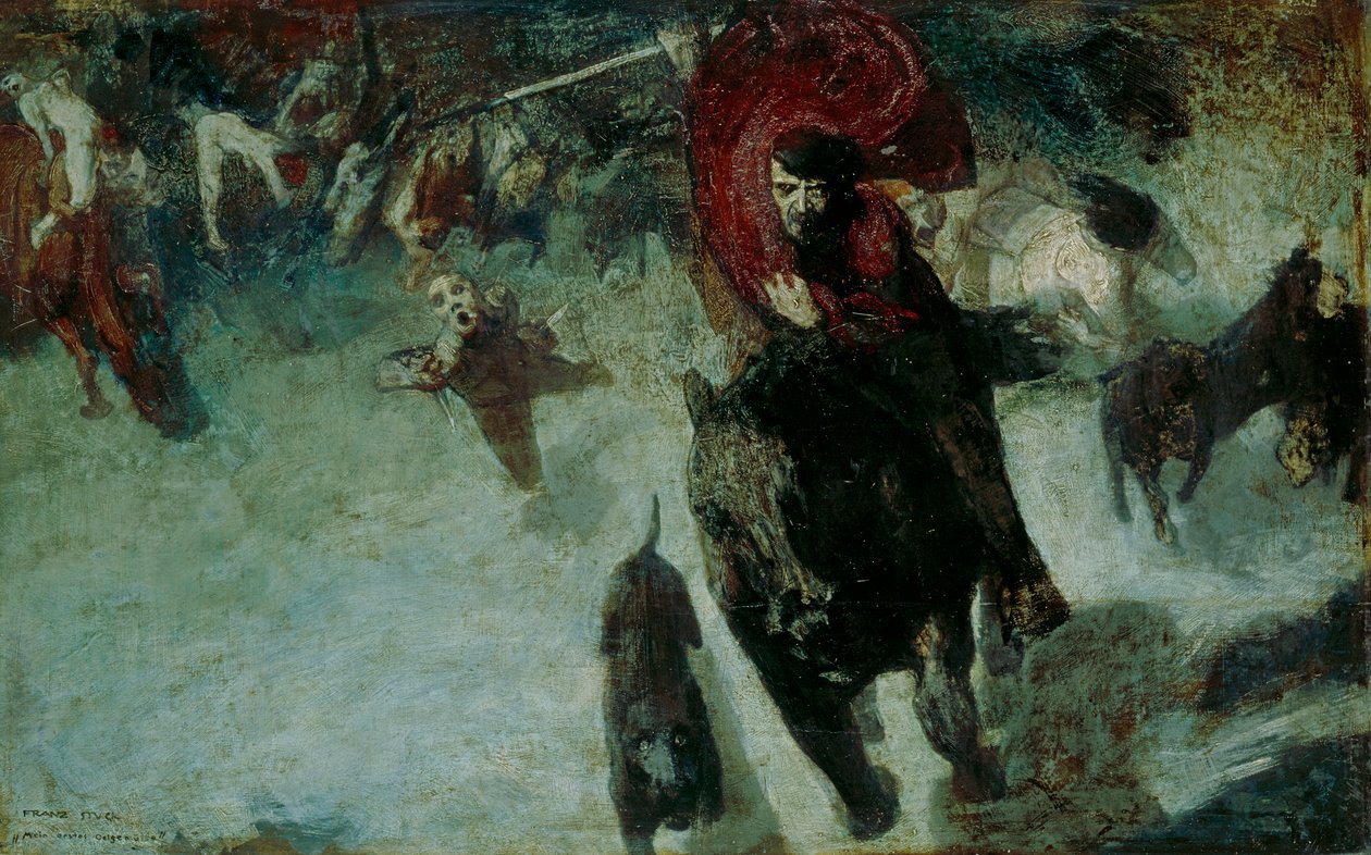 Den vilda jakten av Franz von Stuck