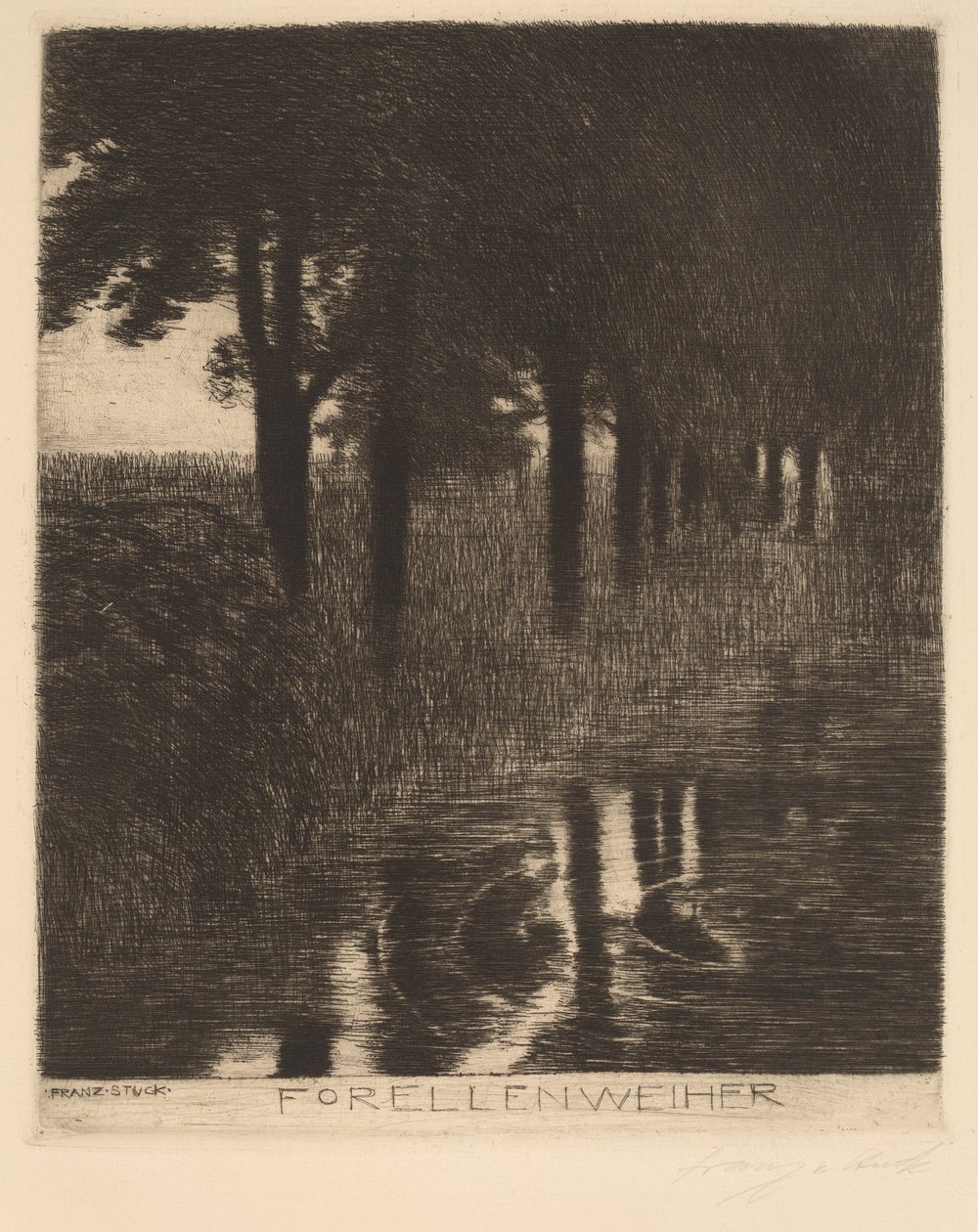 Öringdamm av Franz von Stuck