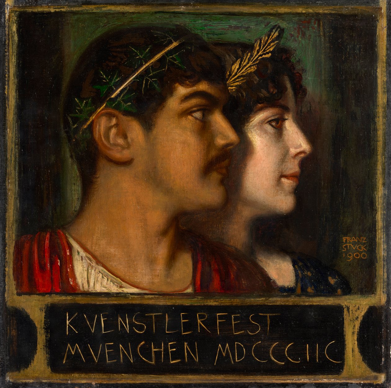 Franz och Mary Stuck av Franz von Stuck
