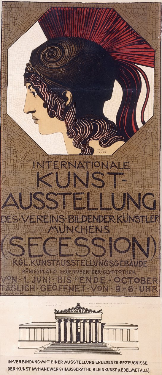 Internationell konstutställning/(Secession)", av Franz von Stuck