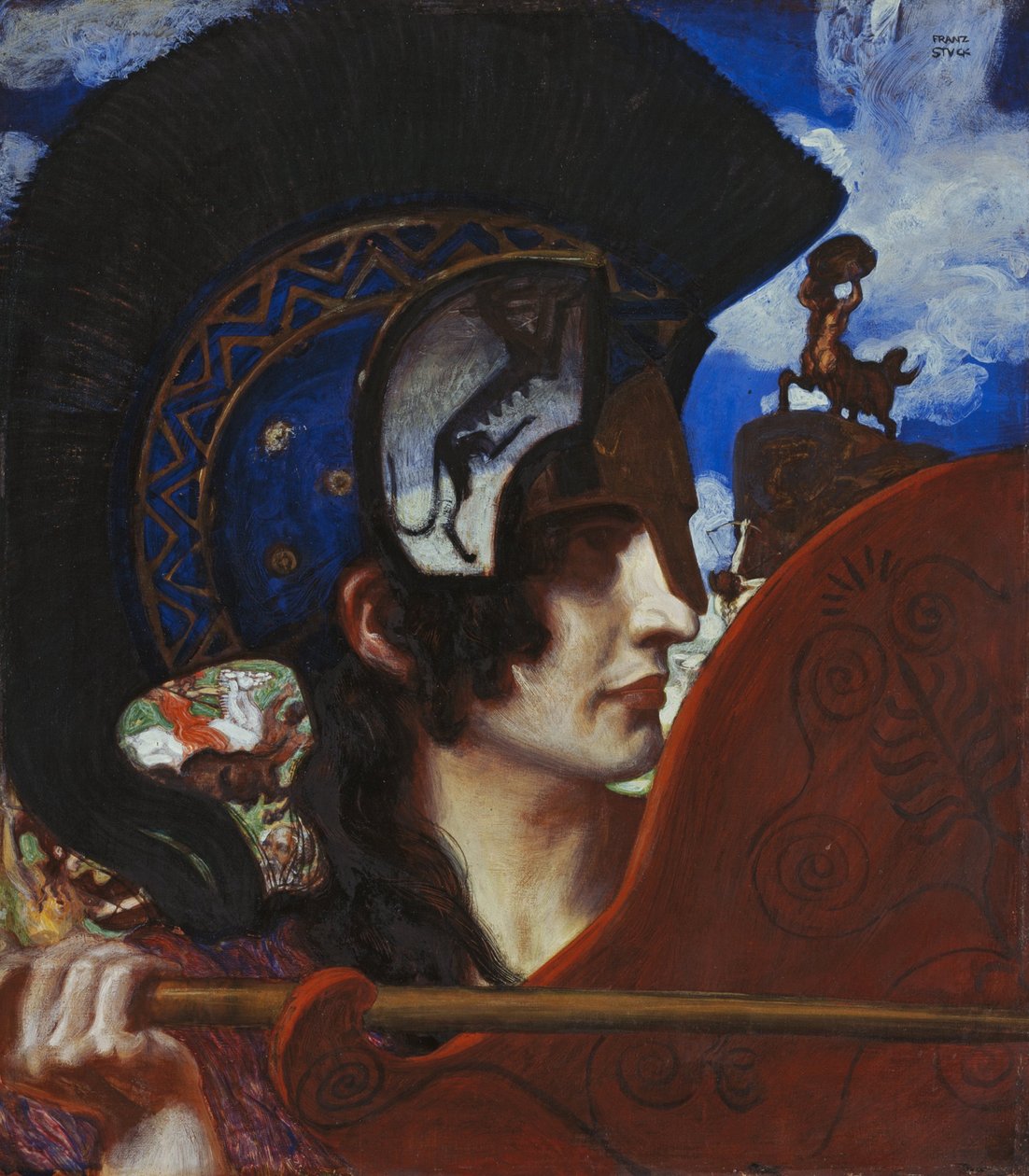 Slåss mot Amazon av Franz von Stuck