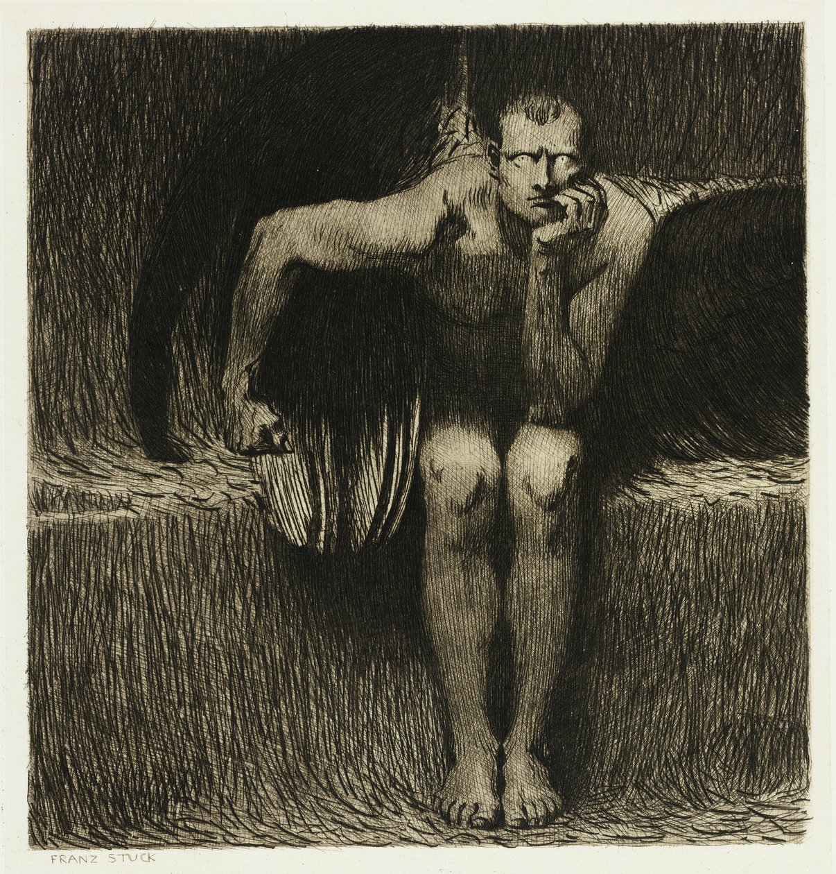 djävulen av Franz von Stuck