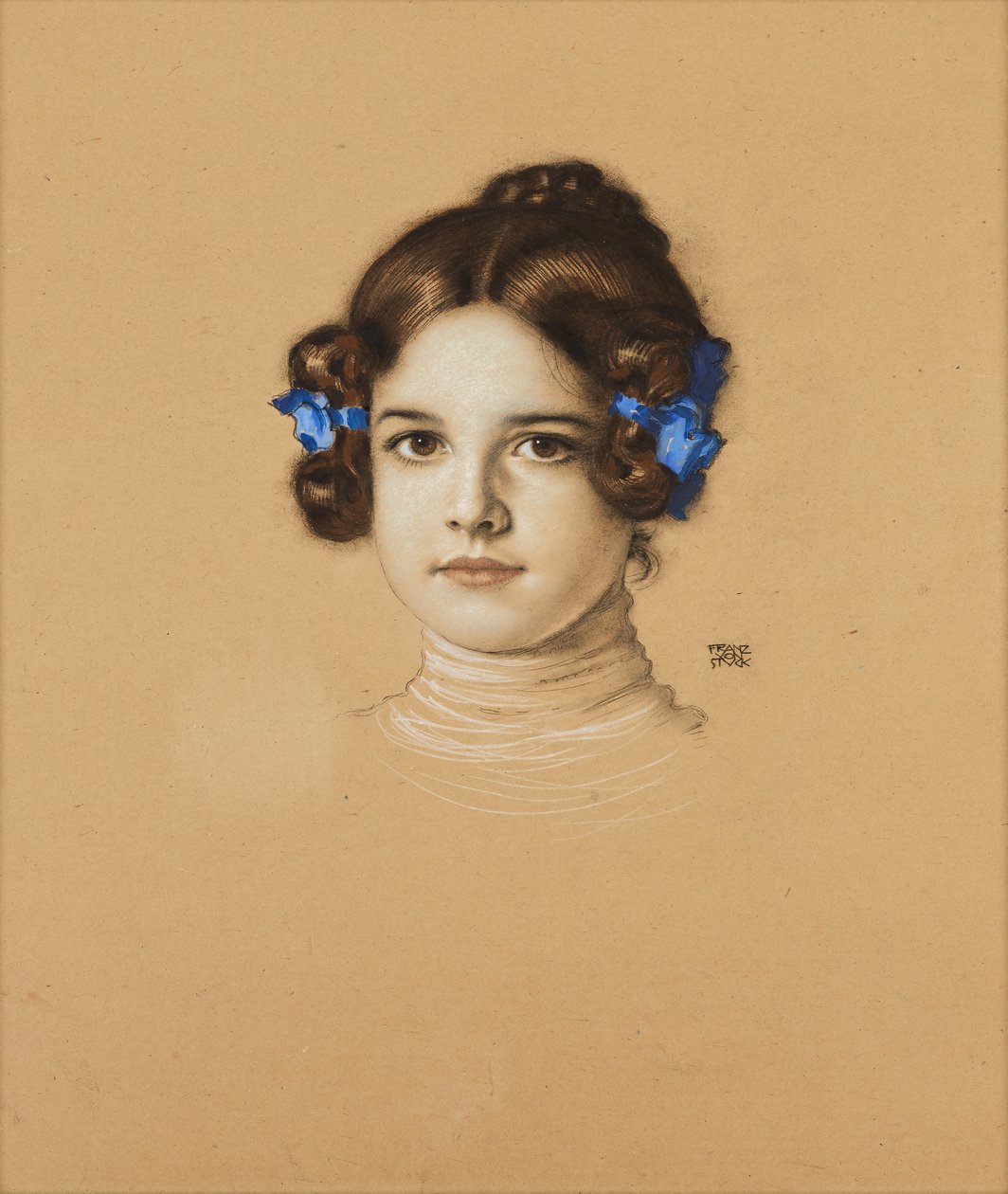 Mary Stuck, konstnärens dotter av Franz von Stuck