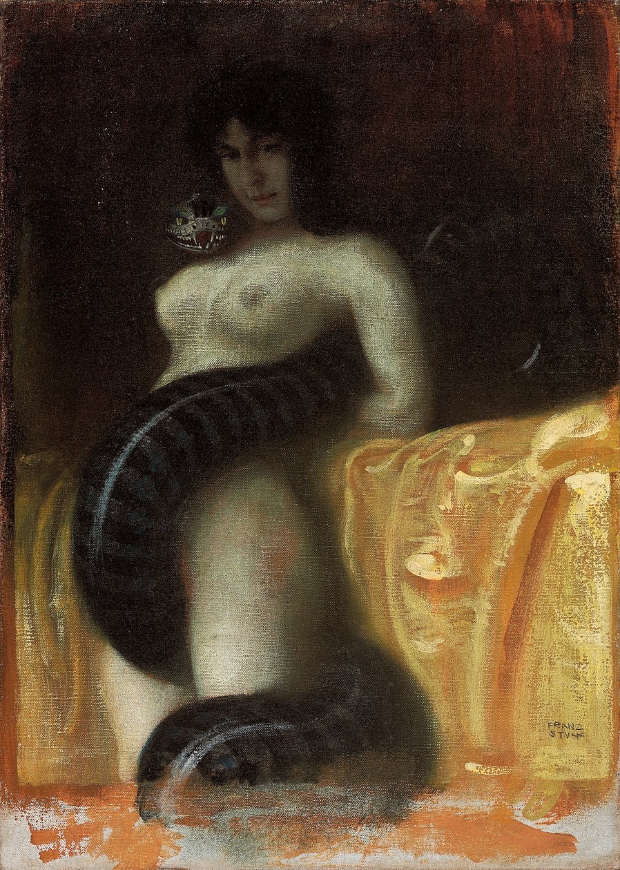 Sensualitet, c.1891 av Franz von Stuck