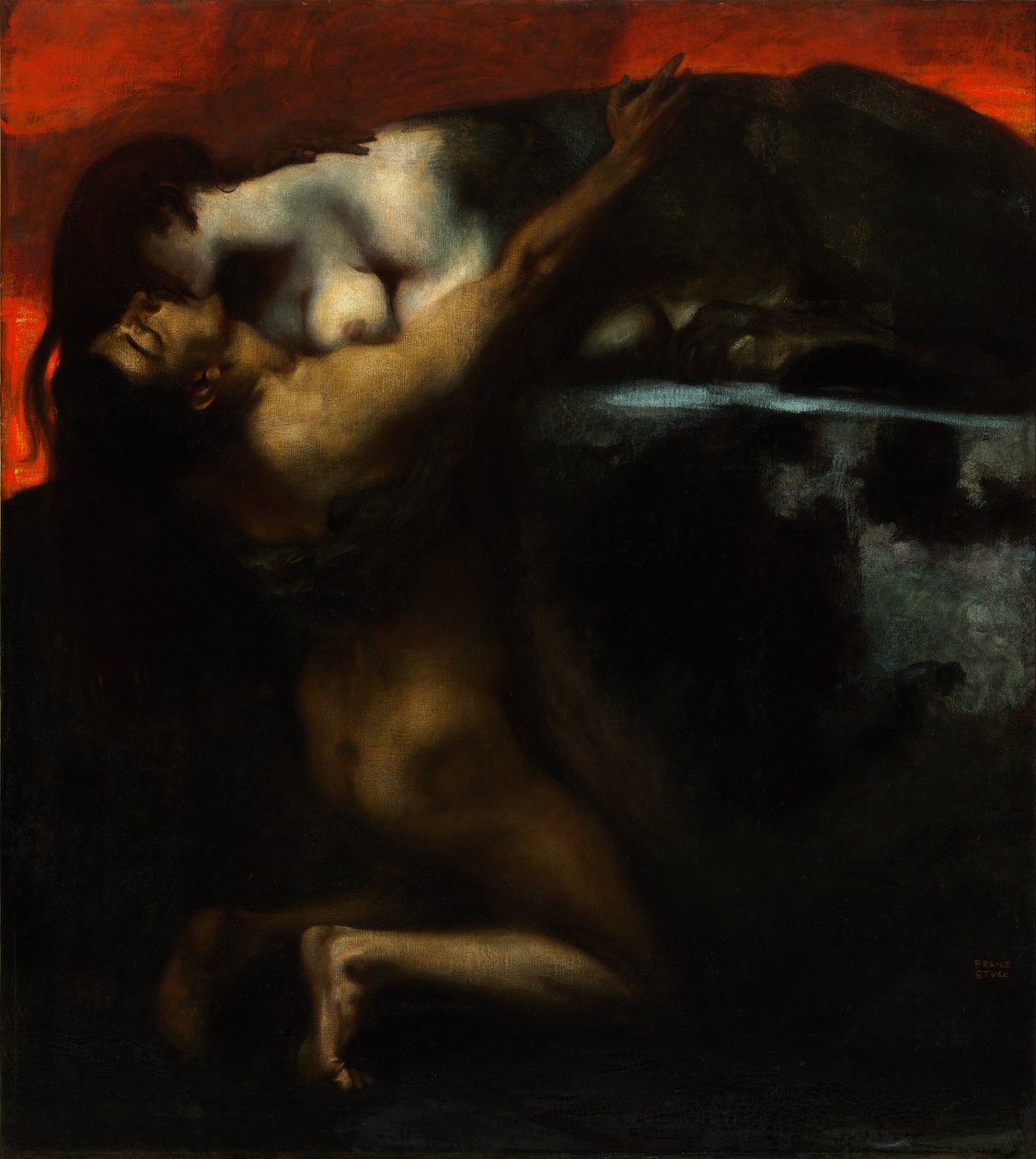 Sfinxens kyss av Franz von Stuck