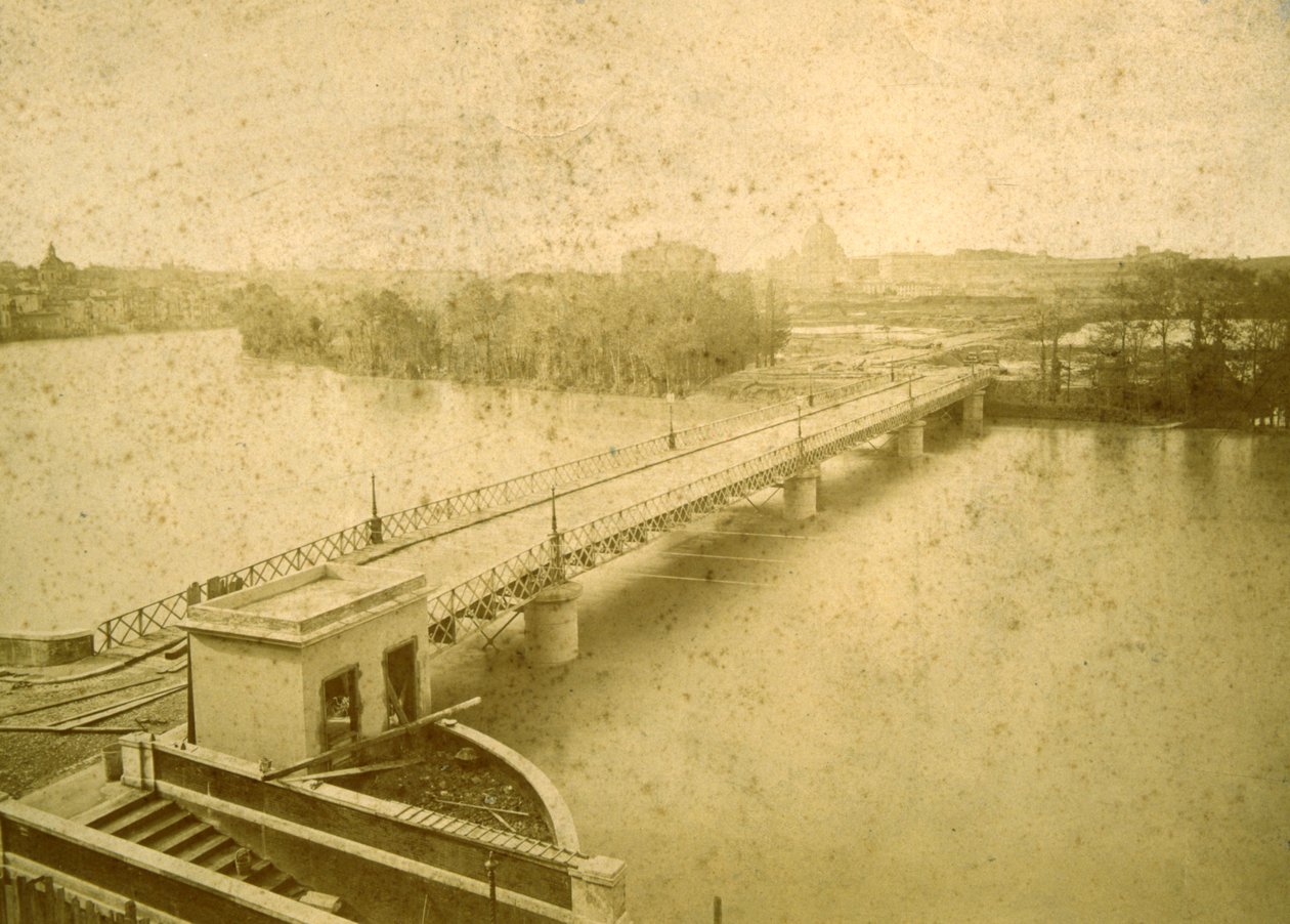 Porto di Ripetta under översvämningen 1878, 1878 av Fratelli D