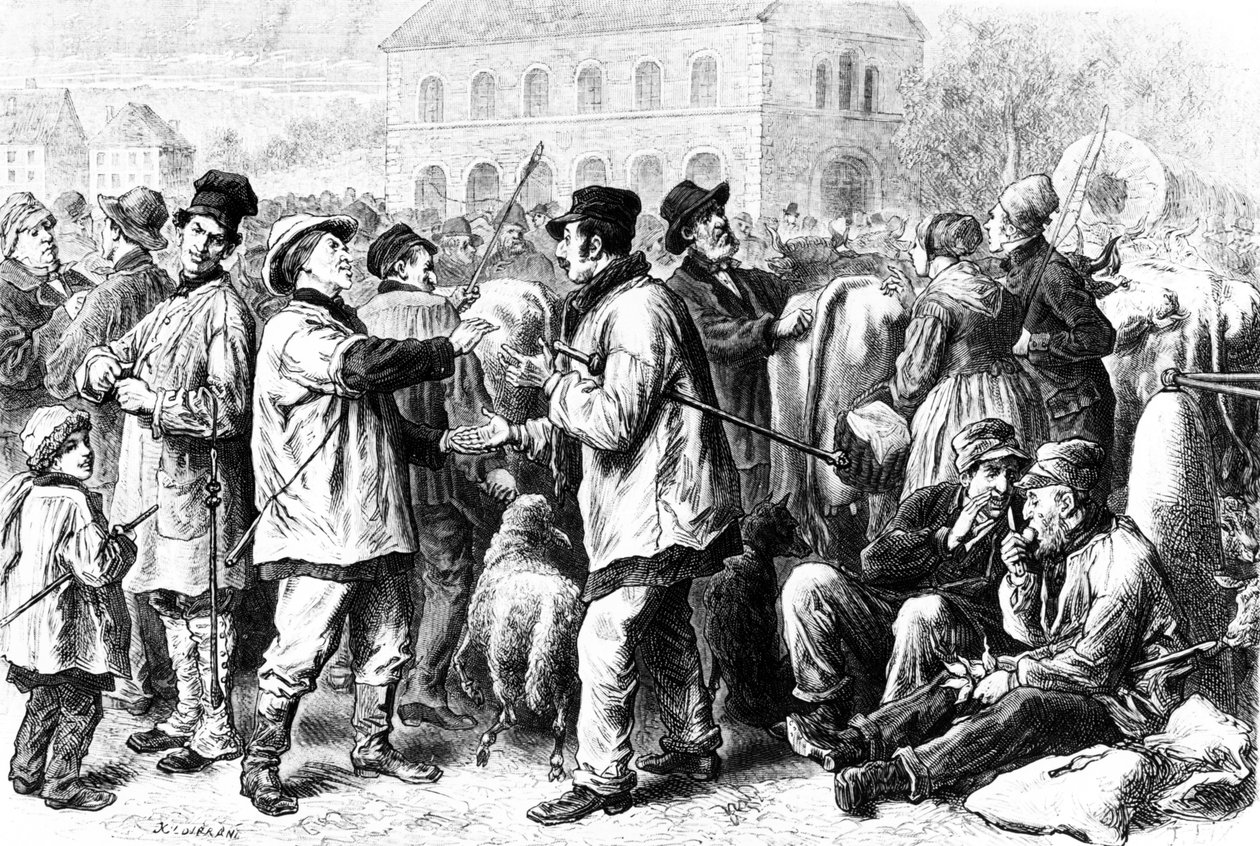 Judarna i Sundgau, sent 1800-tal av Frederic Theodore Lix