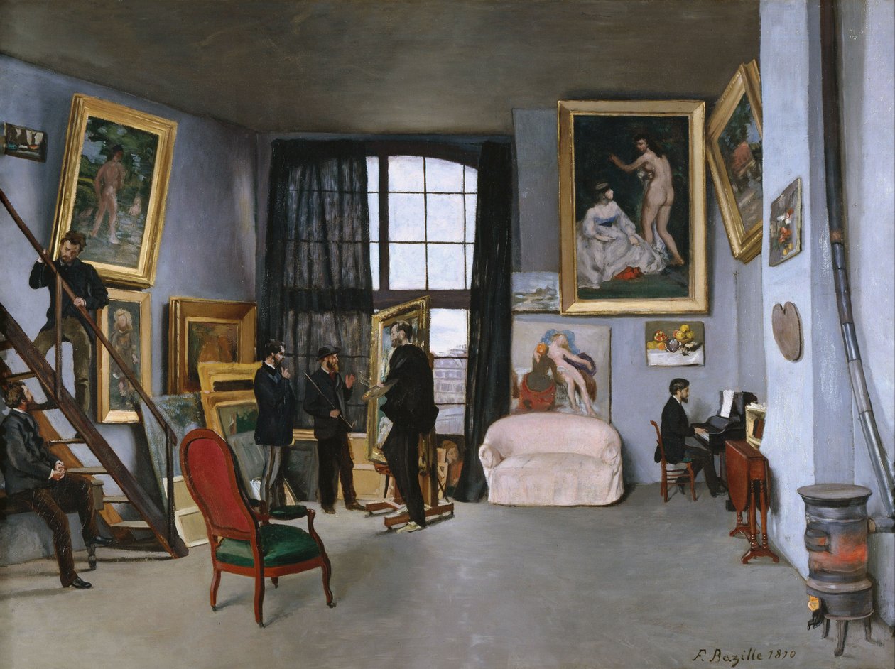 Bazilles studio av Frédéric Bazille