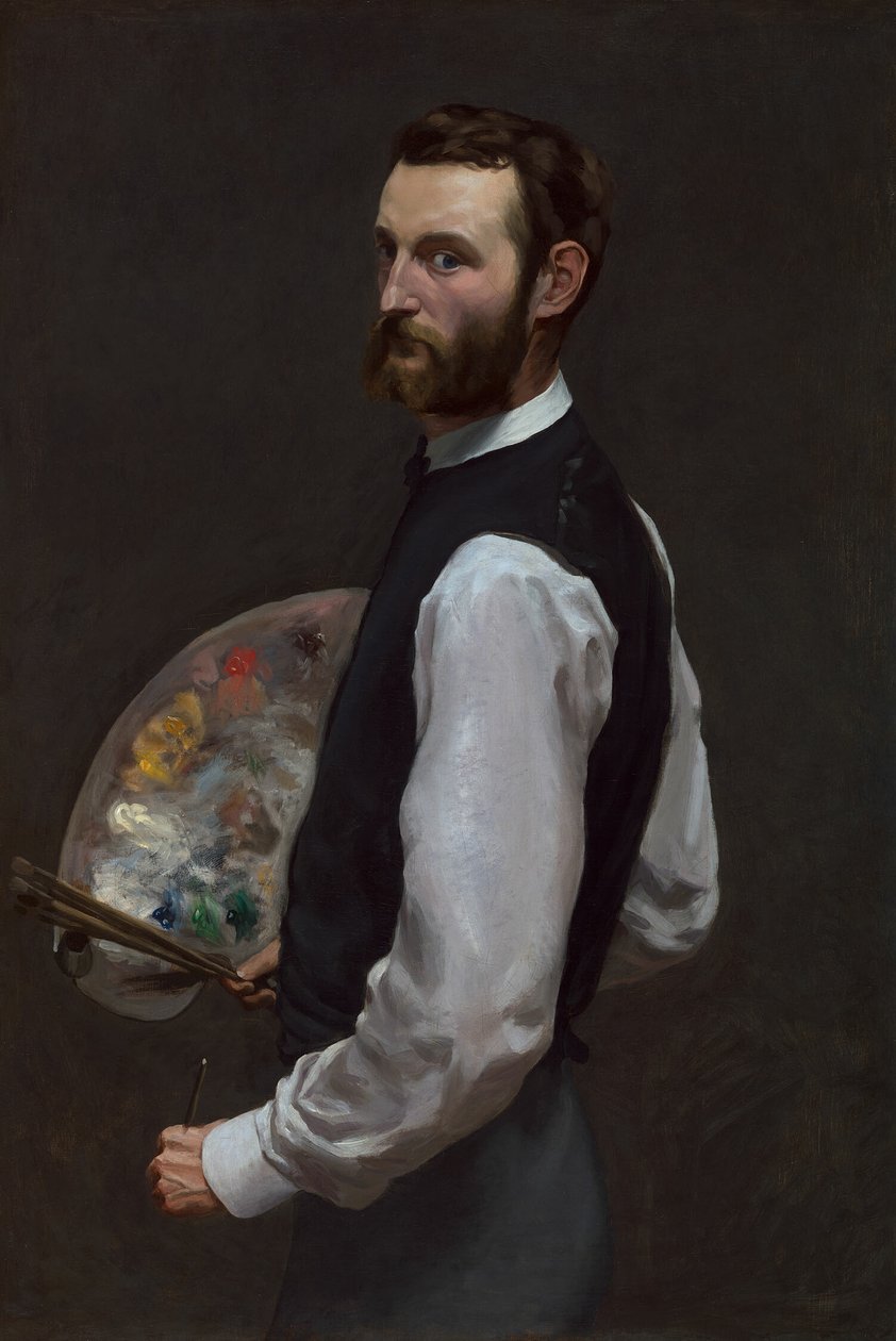 Självporträtt av Frédéric Bazille