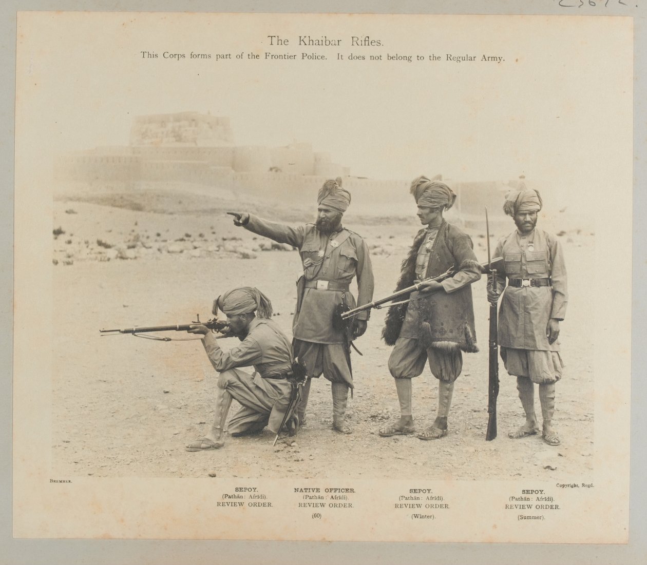 The Khyber Rifles, 1900 ca av Fred Bremner