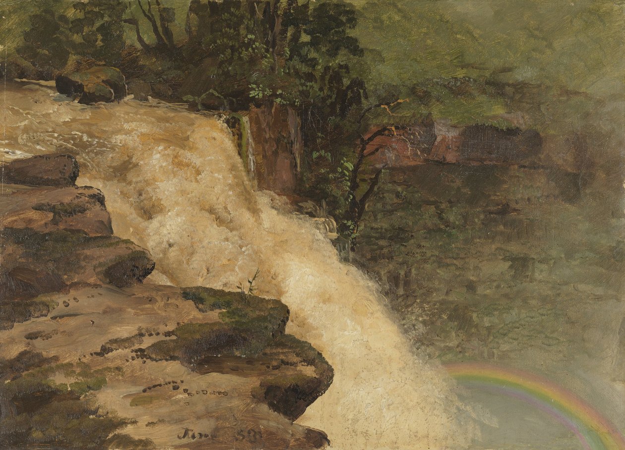 Ett vattenfall i Colombia av Frederic Edwin Church