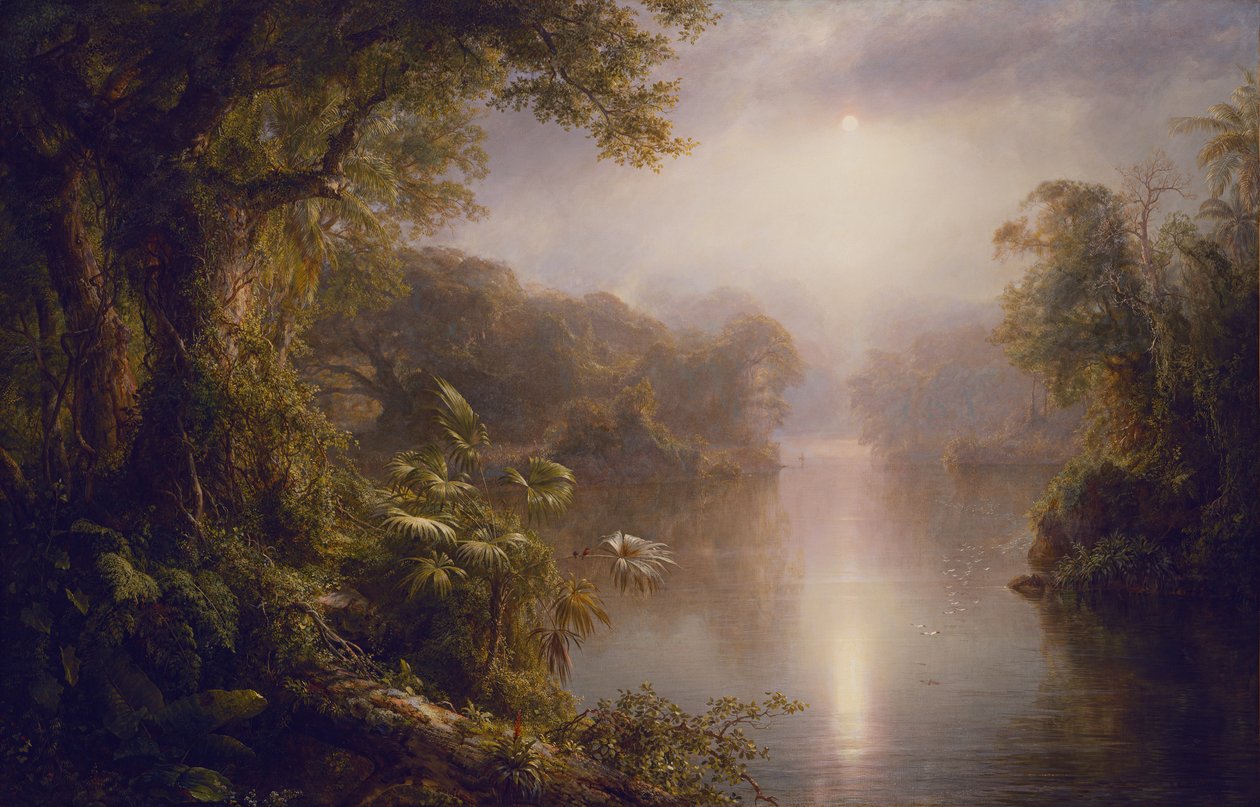 El Rio De Luz The River of Light av Frederic Edwin Church